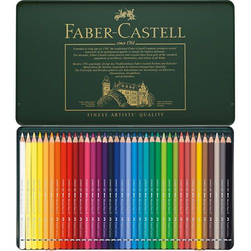 Watercolour Pencil Set - Matite colorate Acquerellabili Albrecht Dürer -  Valigetta in legno - 48 colori + accessori - art. 11 75 06 - Faber-Castell
