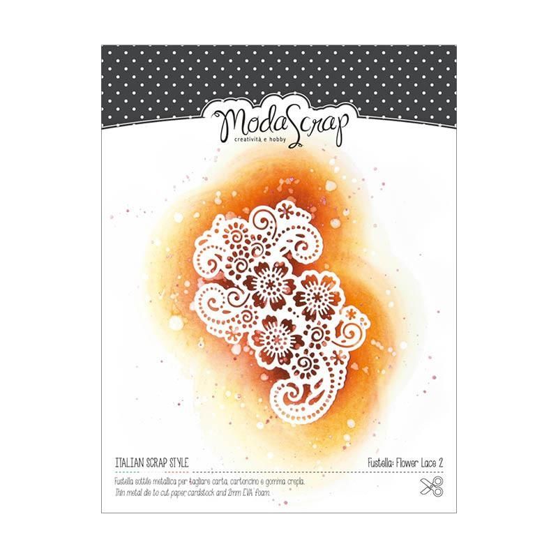 Fustella scrapbooking - Sizzix Thinlits Lace Heart - Cuore di Pizzo - set  10 Fustelle - art. 663582 - Sizzix