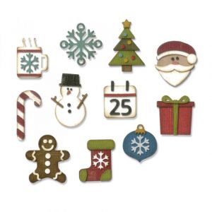 Fustella scrapbooking - Set 11 Fustelle Sizzix thinlits - 