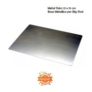 Metal Shim 21 x 15 cm - Base Metallica per Big Shot - Nellie's - art. NPBM002 - Renkalik