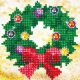 Diamond Dotz - Christmas wreath - Ghirlanda di Natale Kit completo - art. DD2.037