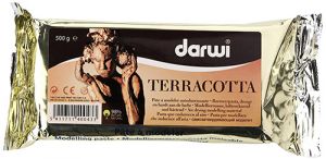 Pasta modellabile Autoindurente - Darwi Terracotta - 500 g - art. DA 081 0500 000 - Darwi