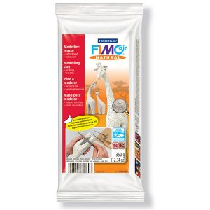Fimo Air natural - Pasta Modellabile - Simil Legno - Molto Resistente - Autoindurente - 350 gr - art. 8150-02 - Staedtler 