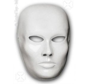 Mezza Grezzo - Blank White Masks for Decorating