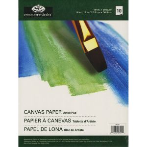 Canvas Paper Artist Pad - Blocco da Disegno Telato - 10 fogli - 280 g - 22,9 x 30,5 cm - art. RD354 - Royal & Langnickel