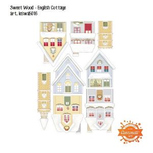 Sweet Wood - English Cottage - Sagome di Cartone Vegetale A5 - art. LESWA5016 - Renkalik
